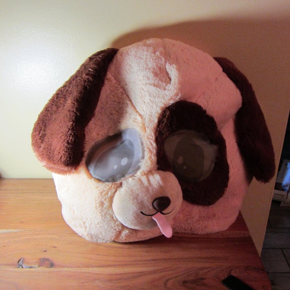 plush giant dog fun mask by bee happy furry mascot NWT furry furries (W4081)